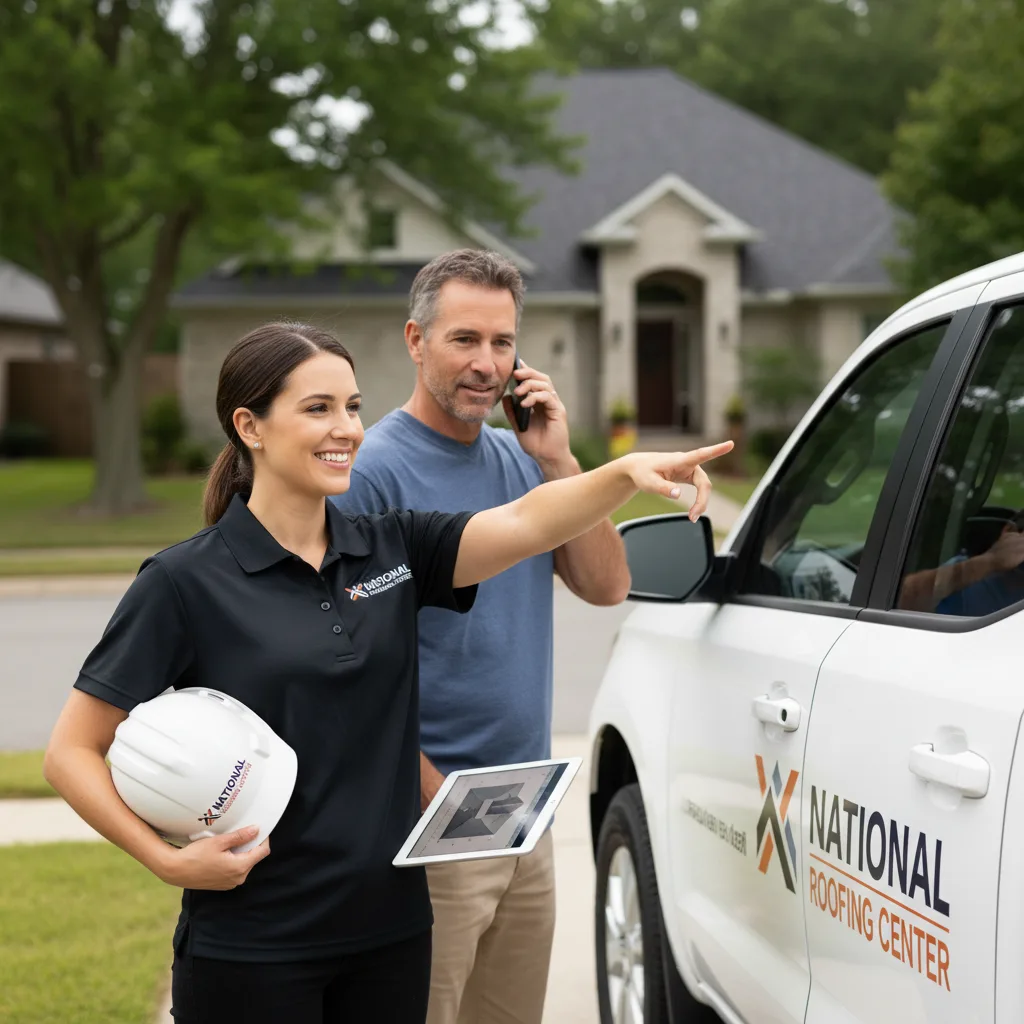 National Roofing Center customer support in Rhome